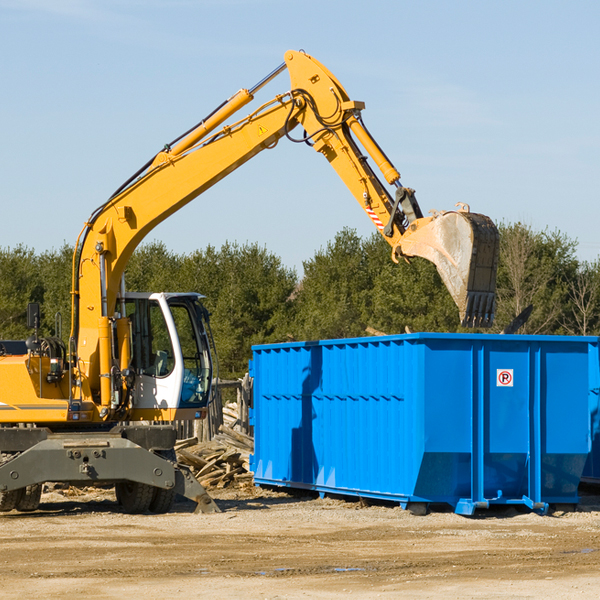 what size residential dumpster rentals are available in Six Mile Run NJ